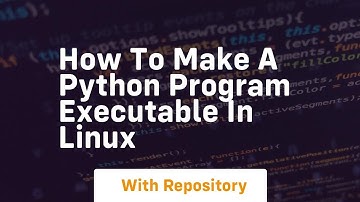 how to make a python program executable in linux