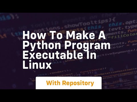 how to make a python program executable in linux
