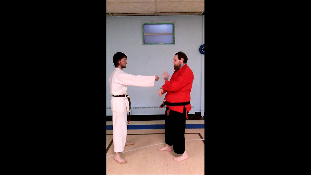 C S M A Karate Do Jutsu Ashi Te Knife Defence Youtube
