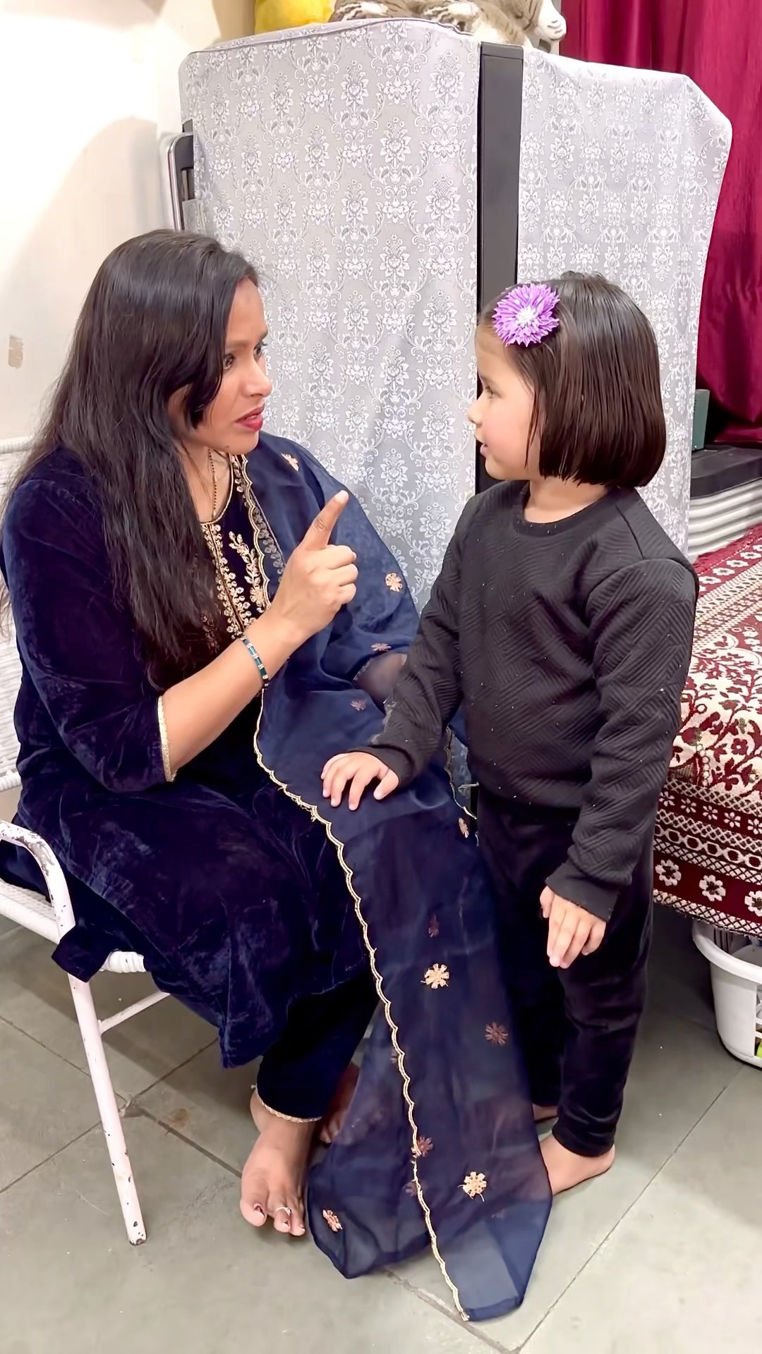 Vedika ne  aaj mumma ka sara kam kr diya