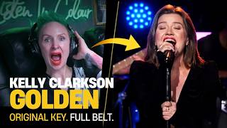 Kelly Clarkson Golden Reaction | Everyone's talking about the top note, but something else hit me