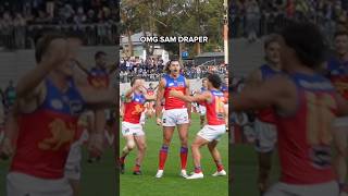 OMG SAM DRAPER 🤯 #afl #footy #fyp #football #brisbanelionsfc