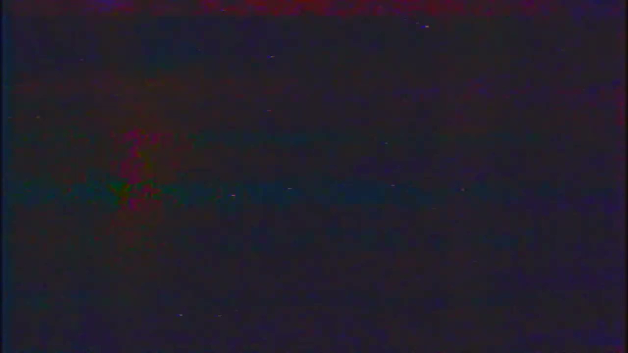 VHS Bad Tracking Retro Color Noise 169 Ratio VCR Tape Overlay