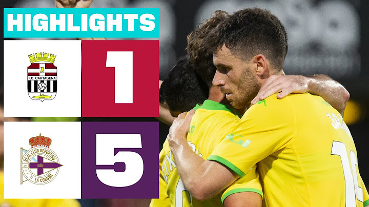 FC CARTAGENA 1 - 5 RC DEPORTIVO | HIGHLIGHTS LALIGA HYPERMOTION