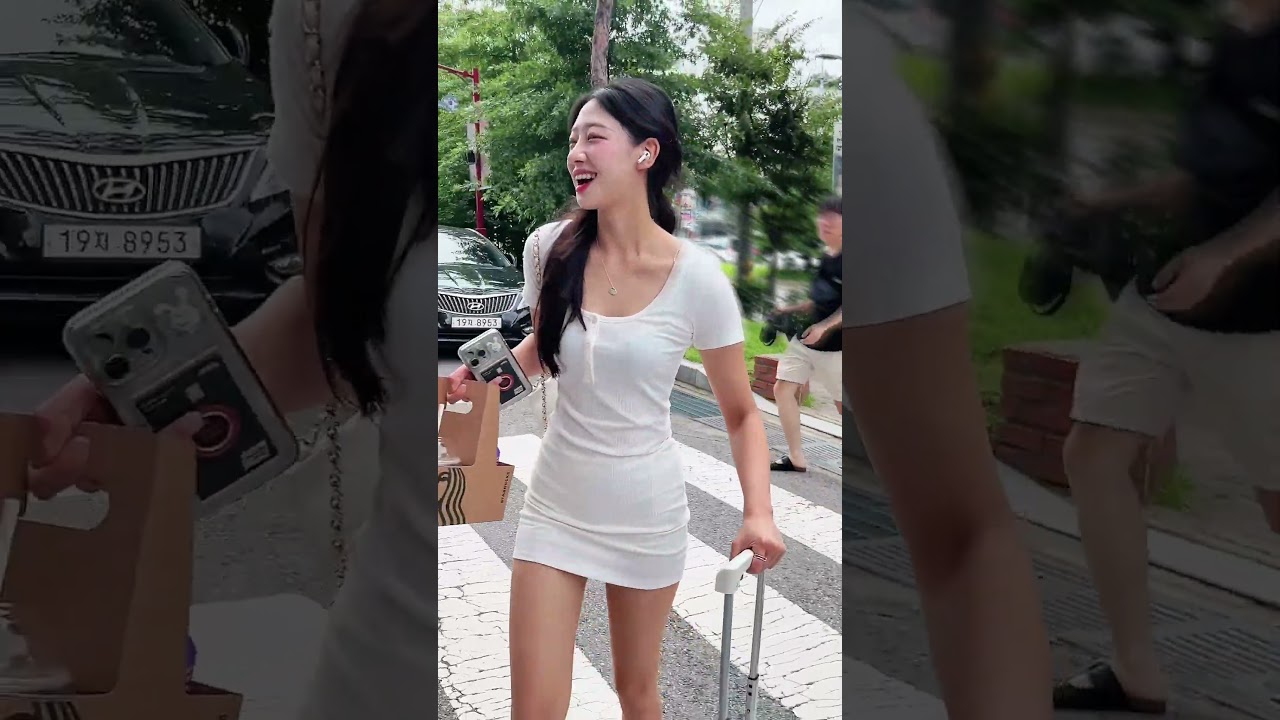 240731 우수한(Woo Su-Han)치어리더 출근길 #우수한 #우수한치어리더 #cheerleader #출근길