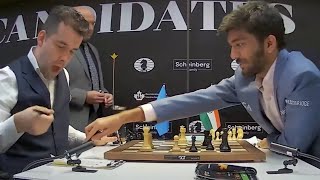 WHO IS THE LEADER? LAST MOMENTS of Nepomniachtchi vs Gukesh in Candidates