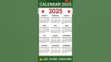 2025 Calendar Calendar 365 