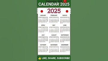 2025 calendar - Calendar of the year 2025 -  2025 calendar with holidays📅 Calendar 365 📅