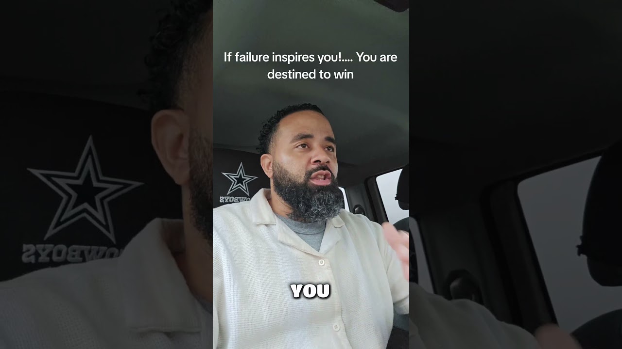 If failure inspires you!.... You are destined to win 