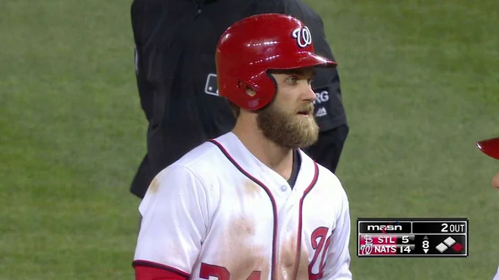 STL@WSH: Harper plates two on hard-hit single