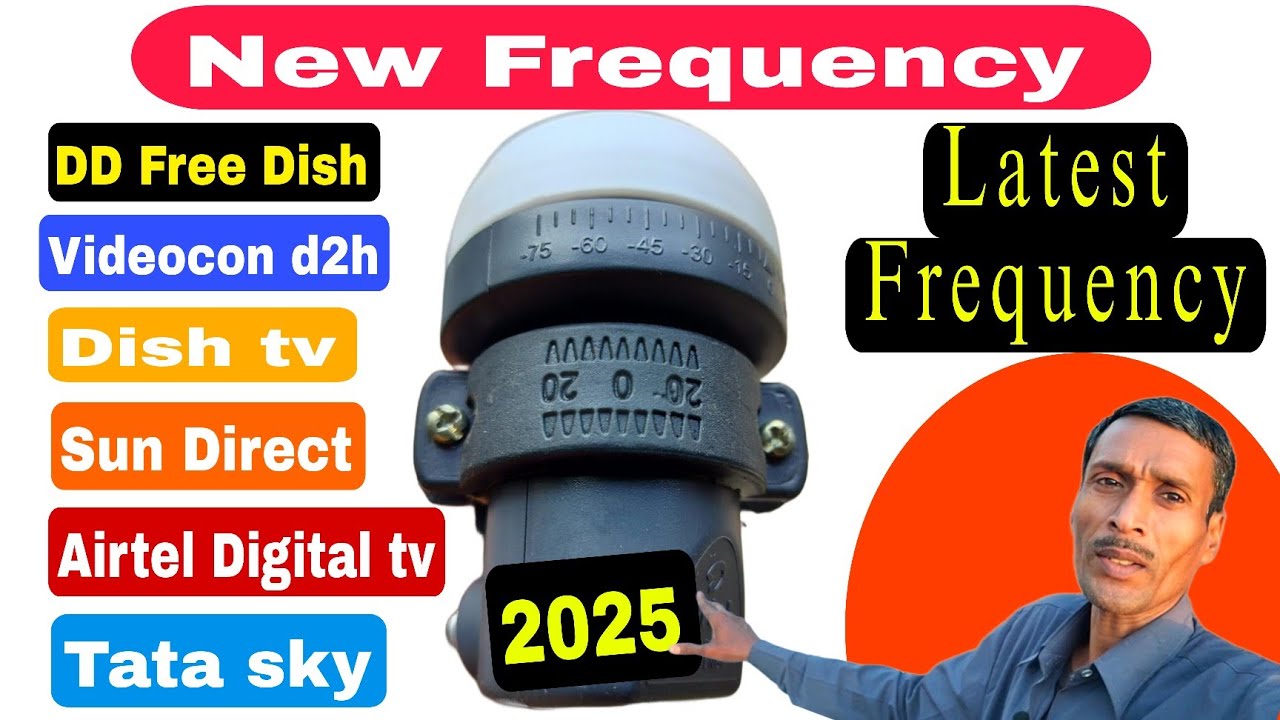 DD Free Dish | Videocon d2h | Sun direct | Dish tv | Airtel digital tv | Tatsky frequency List 2025