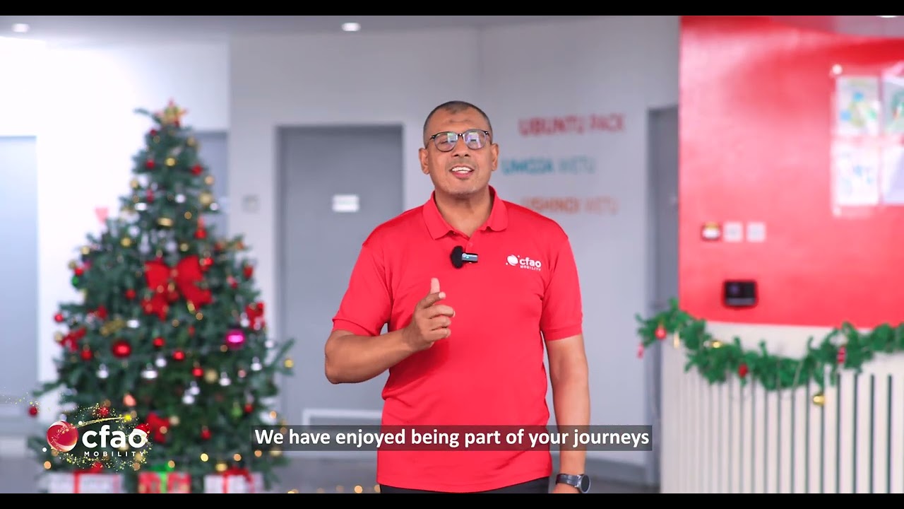 Holiday Greetings from CFAO Mobility Tanzania