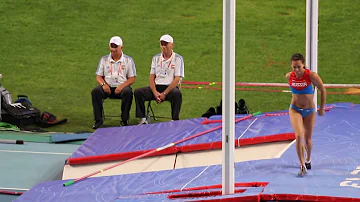 Последний прыжок Елены Исинбаевой на ЧМ на 5,07. Moscow 2013 - Pole Vault Women - Final - Gold