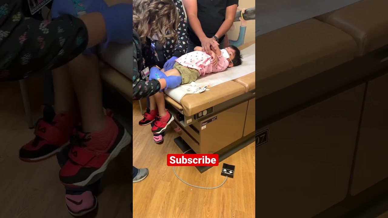 Super brave 5 years old, don&rsquo;t even cry after getting four vaccines shots.