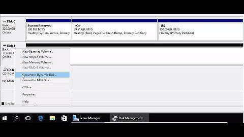 Basic Disk Vs Dynamic Disks