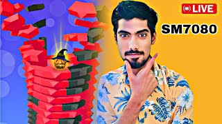 STACK BALL 3D LIVESPEED RUN FIREMODE | AmitXPlayz #stackball