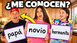¿Mi HERMANITA de 9 años me conoce mejor que mi PADRE? 🤔 (Se Retan) | Daniela Golubeva