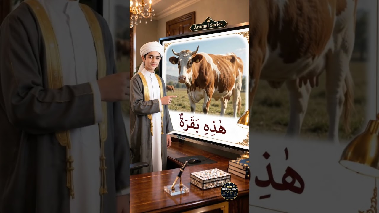 🐎 Learn 5 Animals in Arabic | Animal Series Part No 2 #shorts #youtubeshorts