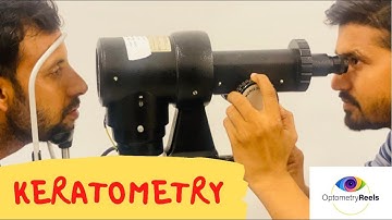 Keratometry II Measure corneal curvature using manual keratometer @optometryreels