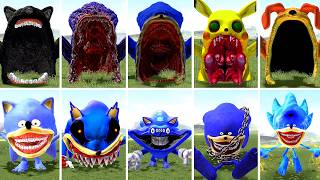 FINAL WAR!EATER MONSTER CHAPTER 6 VS ALL SONIC EXE SPRUNKI FORMS – WHO WINS?IN GARRY'S MOD