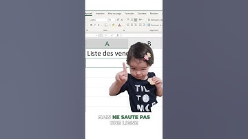 Insérer un retour à la ligne dans une cellule