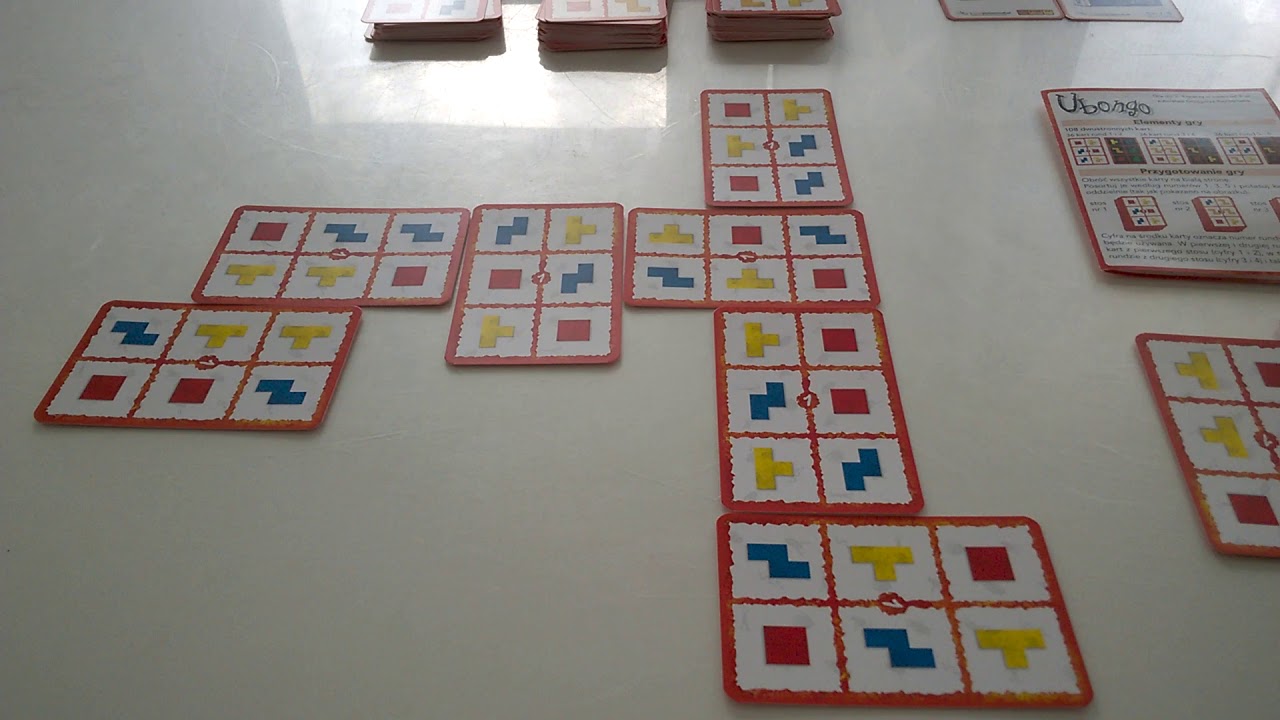Ubongo Gry do plecaka - przebieg gry
