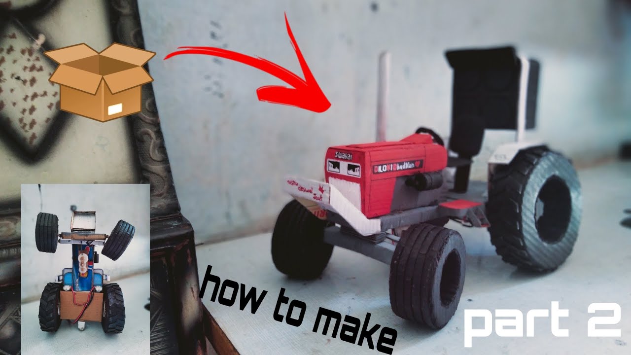 How to make swaraj 855 with cardboard