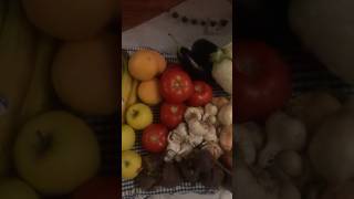 32 Worth Of Fresh Fruits And Vegetables In Kotor, Monte