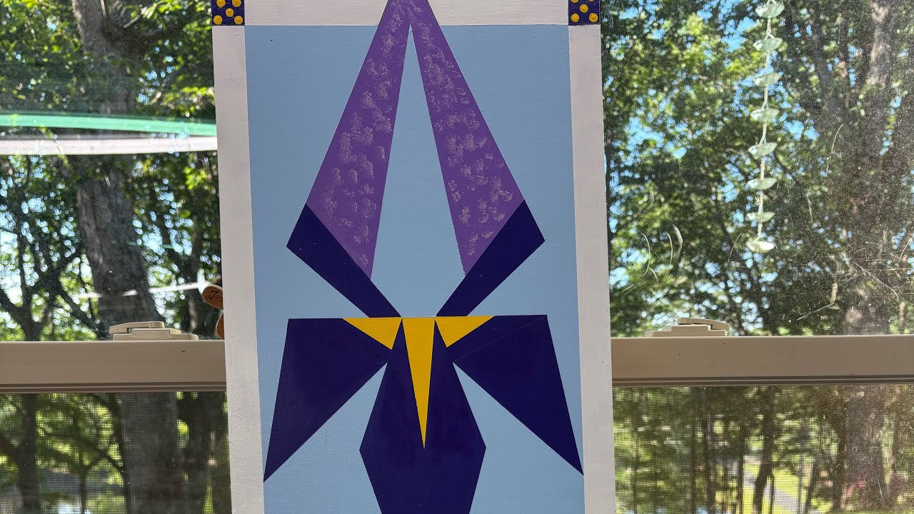 New ?? Iris Barn Quilt # New Pattern Video #121 - YouTube