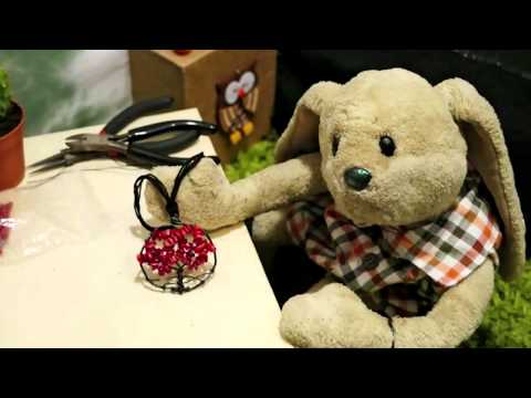 Easy Crafts Tree Of Life Necklace Pendant Tutorial Sped Up  ( Stop Motion )