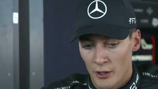 GEORGE RUSSELL POST QUALIFYING__ITALIAN GP 2022