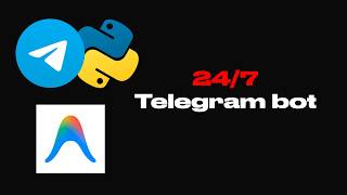 Pythonda Telegram bot yozib 24/7 hostinga qoyamiz | AI orqali bot yaratamiz Python, sqlite, Railway
