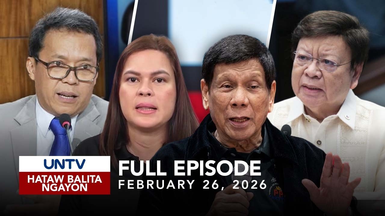 UNTV: Hataw Balita Ngayon | February 26, 2026
