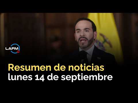 Las noticias de Colombia HOY lunes 14 de septiembre de 2026