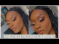 EASY messy BOHO soft locs using Nu locs by Bobbi Boss.