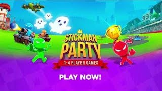 Stick man party games playing subscribe for a cookie