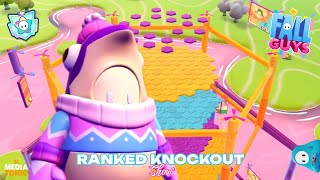 Fall Guys. • Ranked Knockout Show win. • Hex-A-Gone final. • Manoeuvre my way to victory. • 🚹🎉👑