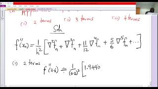 Numerical Differentiation  example  Part Eight