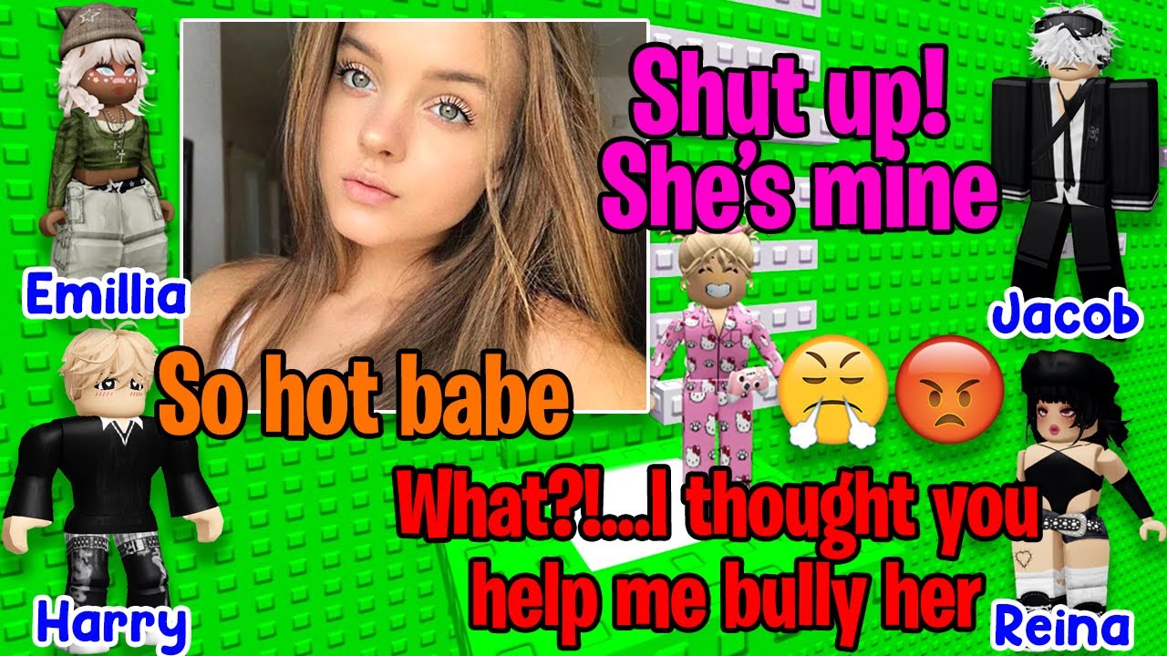 💪🏻 TEXT TO SPEECH ❤️ The School Gang Leader Has A Crush On Me 🎁 Roblox Story
