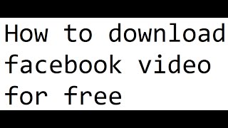 How to download video from facebook, without software 下载面子书的影片 screenshot 3