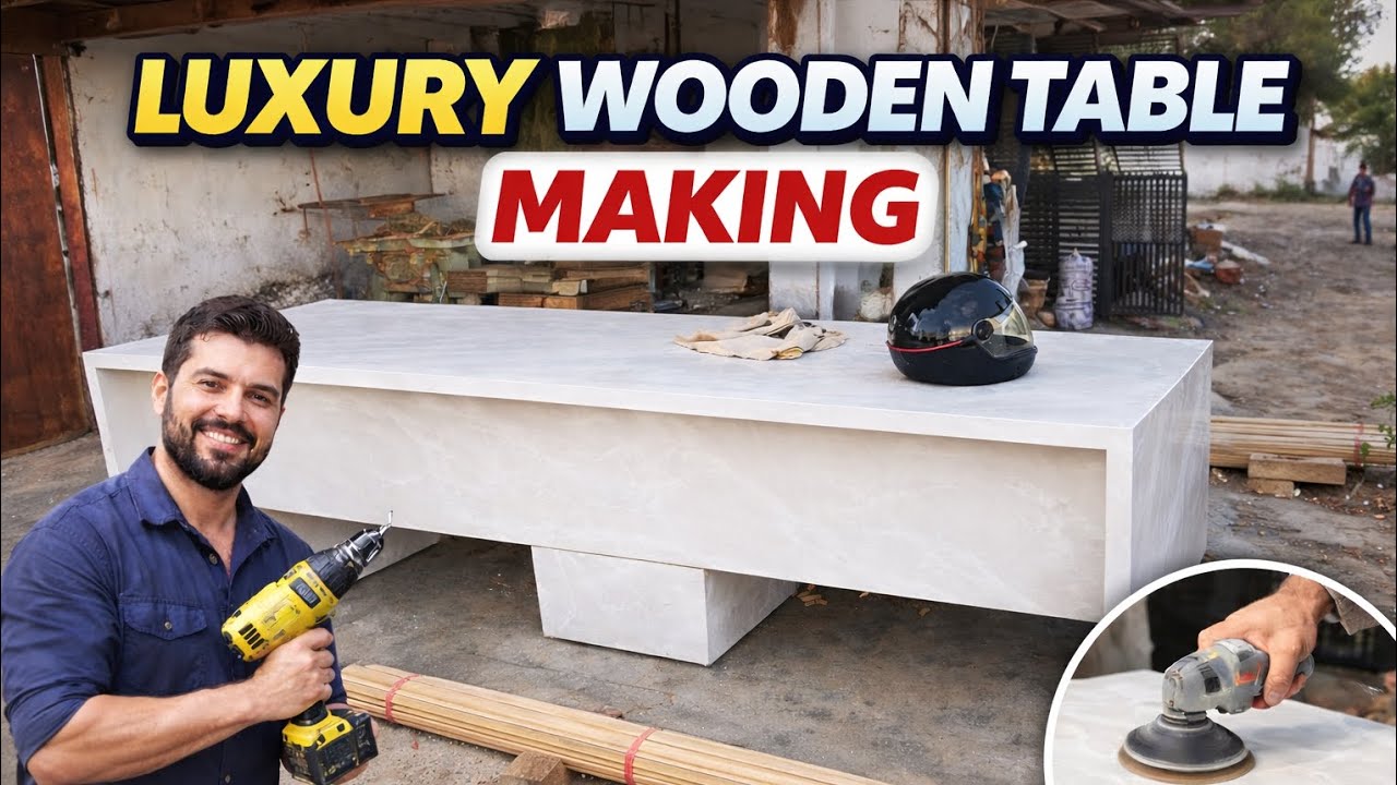 Carpenter Ne Banayi Luxury Wooden Table 😍 | Full Making 