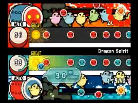 【太鼓の達人 TDM】Dragon Sprit(ドラゴンスピリットメドレー)（むずかしい・２人用譜面）【オート動画】