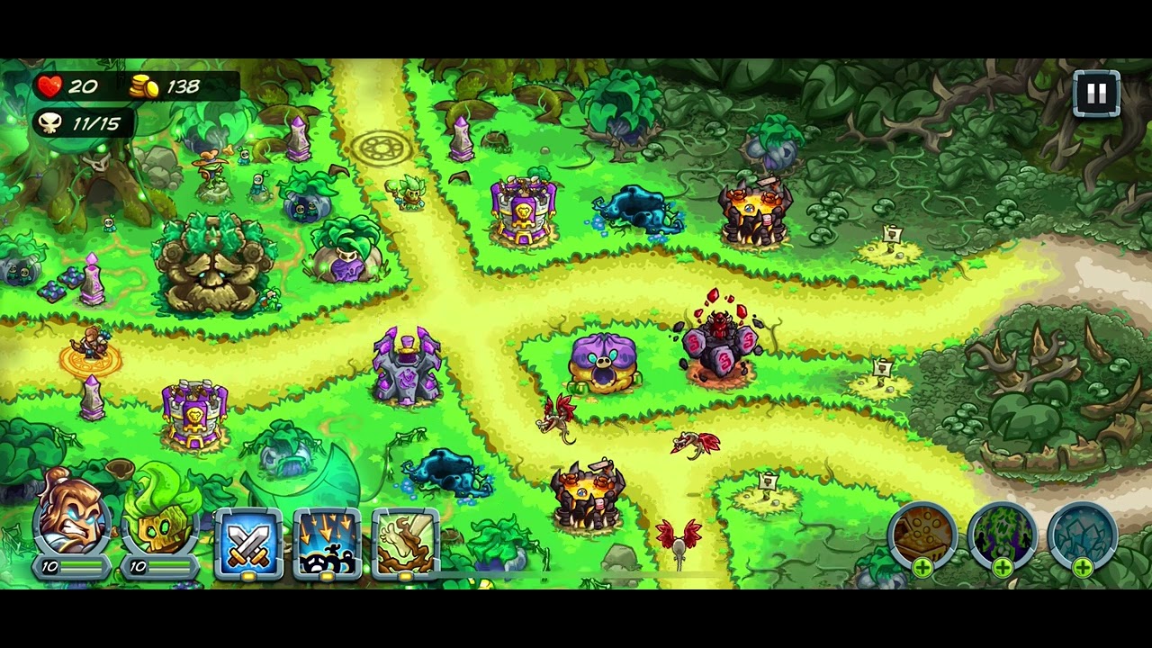 Kingdom Rush 5 Alliance New mini campaign Ancient Hunger battle with crocodiles