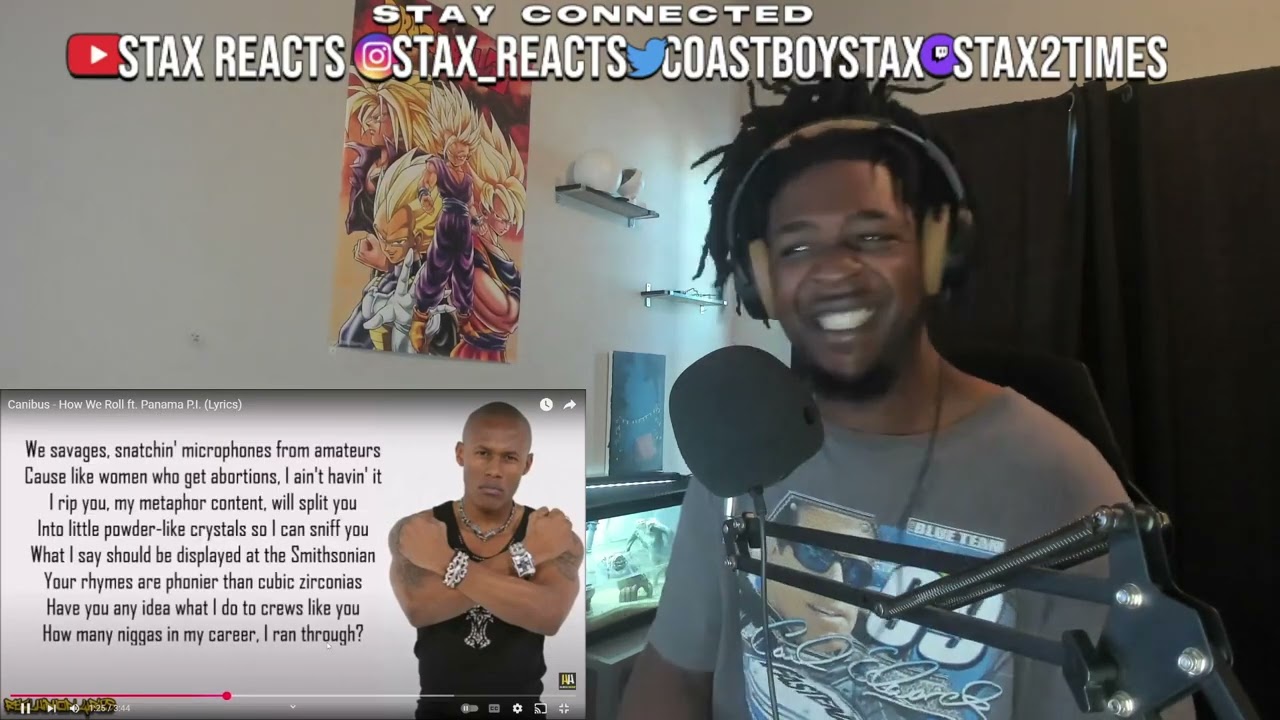 FIRST TIME HEARING Canibus - How We Roll ft. Panama P.I. (Lyrics)