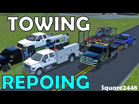 Video Farming Simulator 17 | Towing & Repoing | Toys | Cars... - youtube