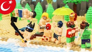 Lego Superheroes on Holiday