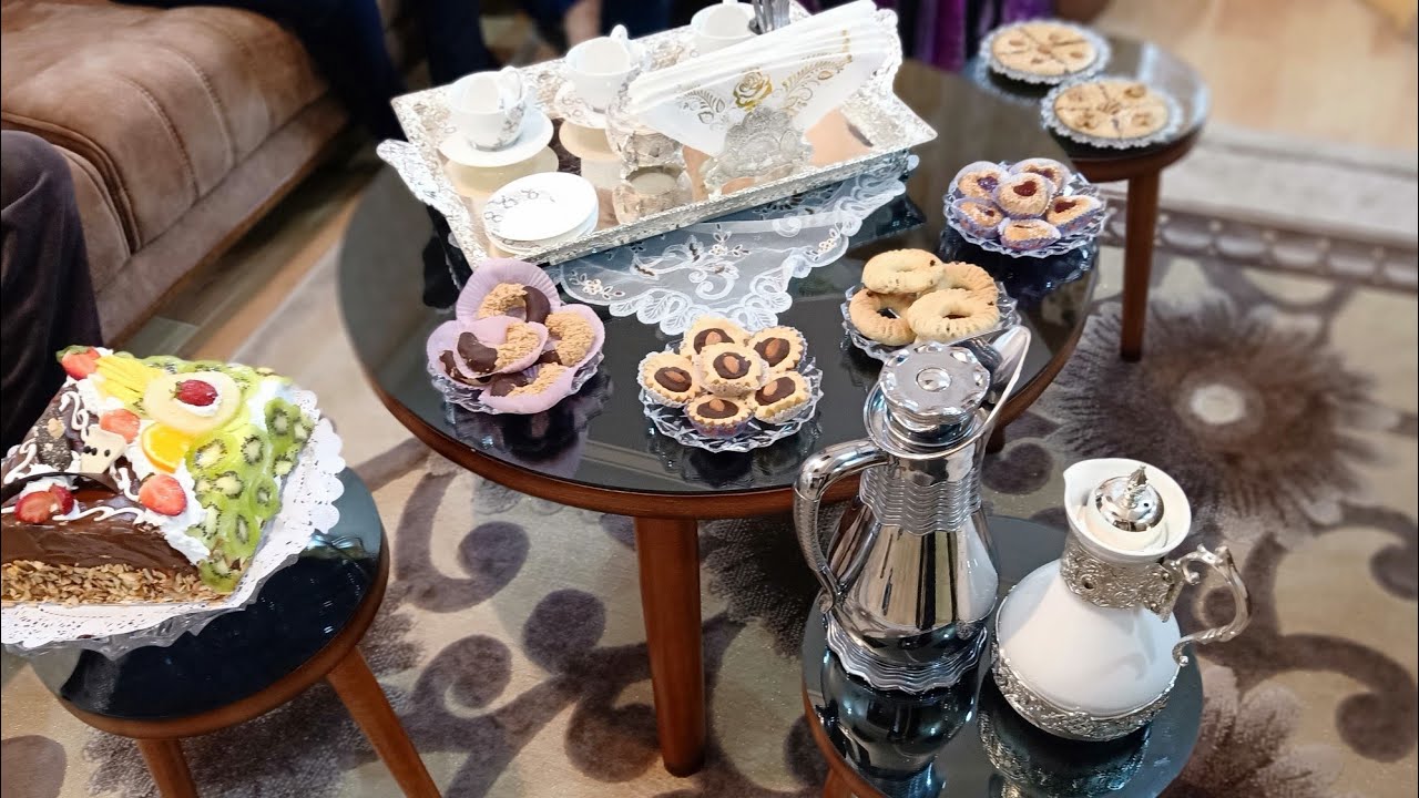 جاوني ضيوف للقهوة ⁦❤️⁩ شاركت معاكم افكار بسيطة وطاولة راقية