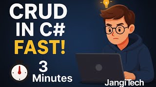 CRUD in C# (2025) — Learn Create, Read, Update, Delete in 3 Minutes! #SQLServer #CRUD #C#
