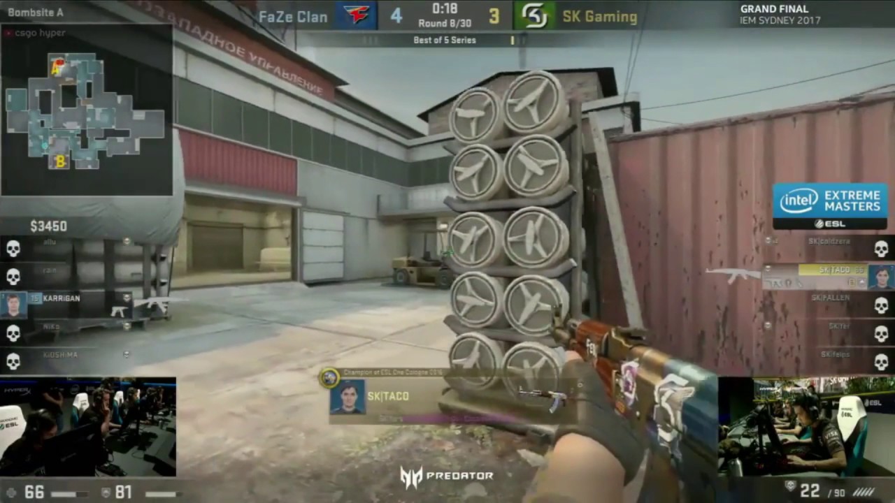 SK VS FaZe Grand Final Highlights IEM 2017