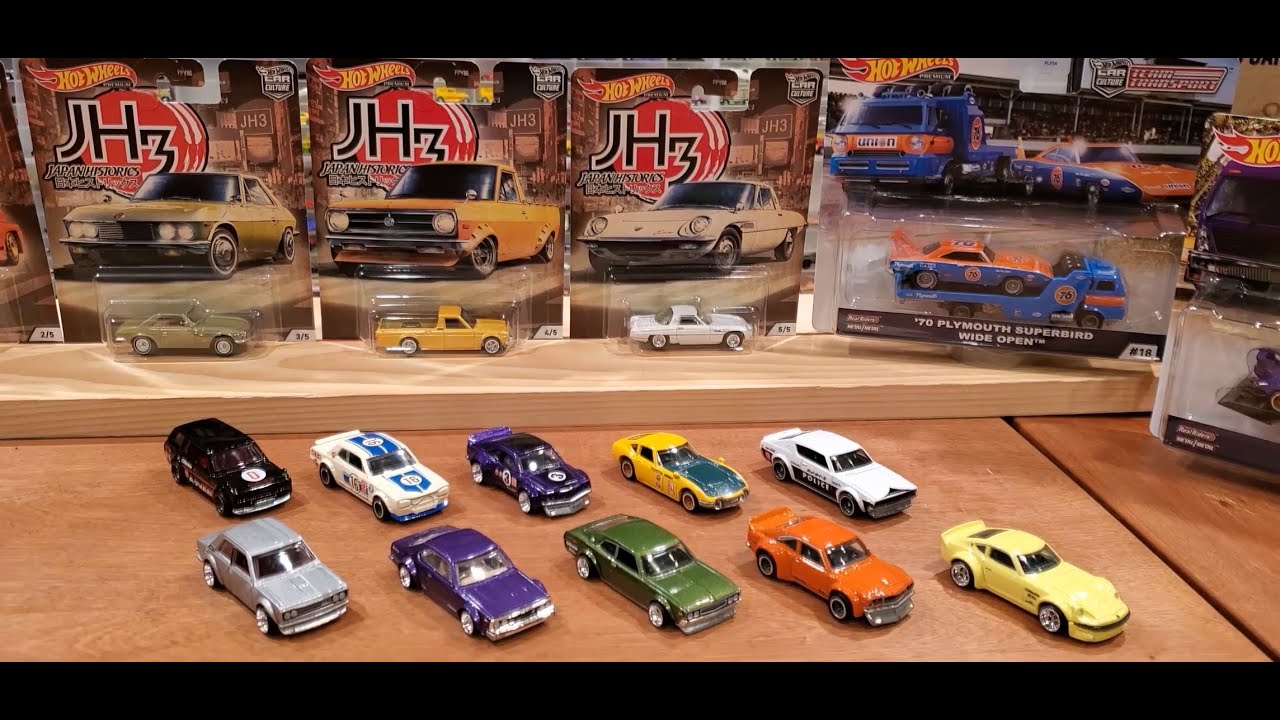 Hot Wheels Japan Historics 3 1:64 Diecast Car - Choose From Mazda